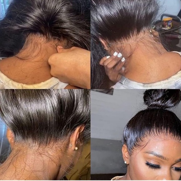 HUMAN HAIR Brazilian 12A, HD Full Lace, Part Any Way,
Thick, Straight Hair 14" - Picture 11 of 14